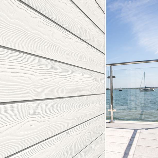 Cedral Click is a flush fitting cladding, creating a contemporary flat finish.